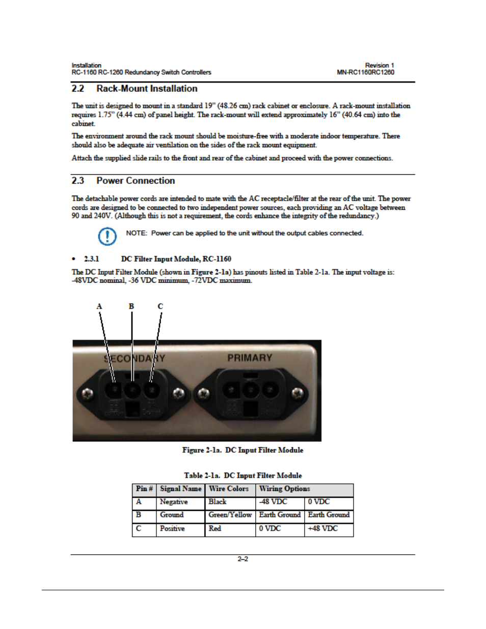 Comtech EF Data RC-1160 User Manual | Page 6 / 68