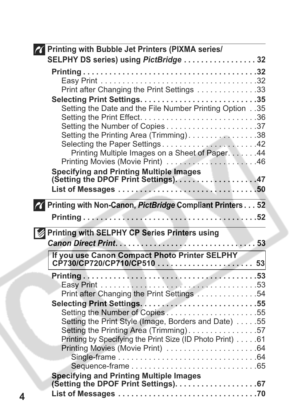 Canon CDI-E301-010 User Manual | Page 6 / 82