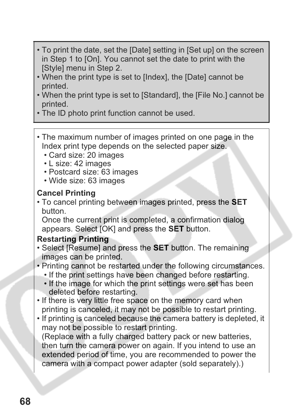 Canon CDI-E301-010 User Manual | Page 70 / 82