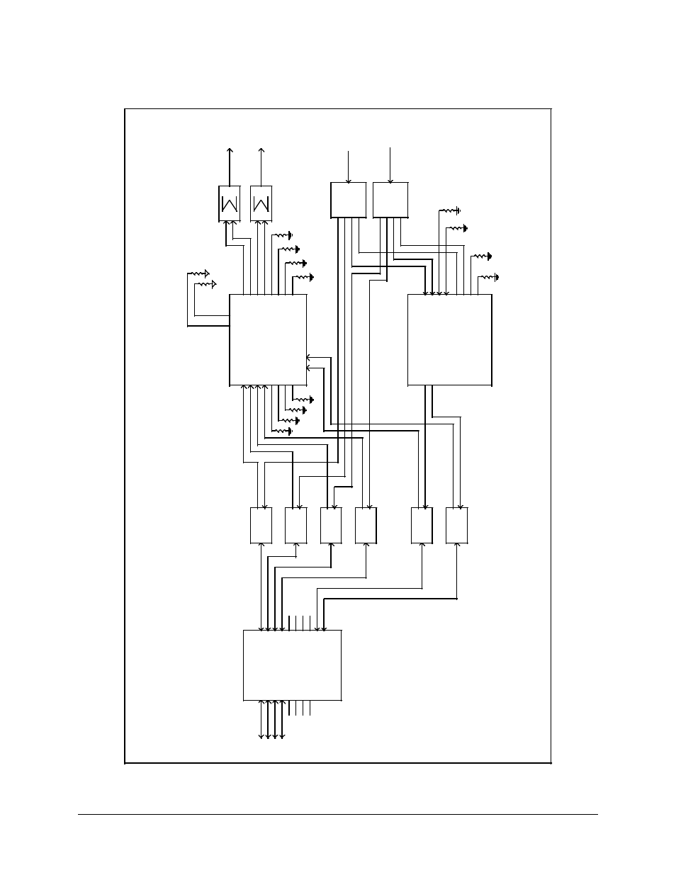 Figure 1-6. example system configuration, Sms -758 mo dulato r sw it c h, Te rr d a ta sw it c h | Inpu t s do w n lin k, Sw it c h | Comtech EF Data SMS-758 User Manual | Page 24 / 172