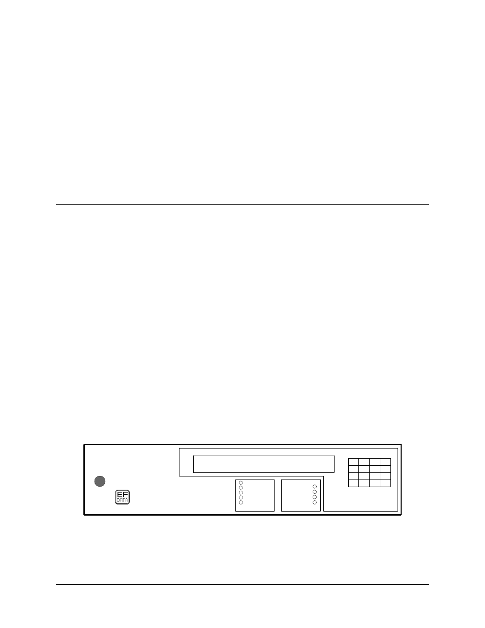 Chapter 3: operation, 1 front panel description, Chapter 3. operation | Comtech EF Data SMS-758 User Manual | Page 39 / 172