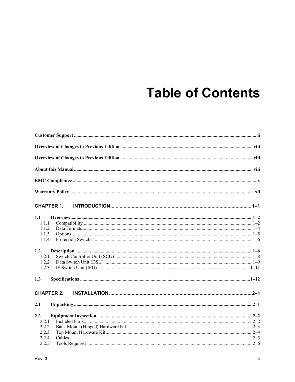 Comtech EF Data SMS-7000 User Manual | Page 11 / 148