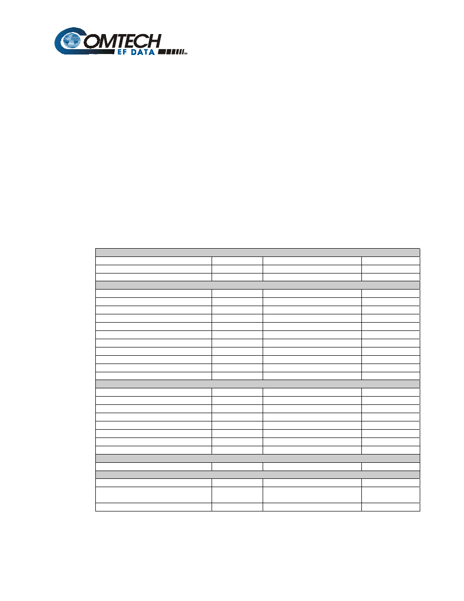 Errata b, Comtech efdata documentation update, Comments | Comtech EF Data SMS-7000 User Manual | Page 5 / 148