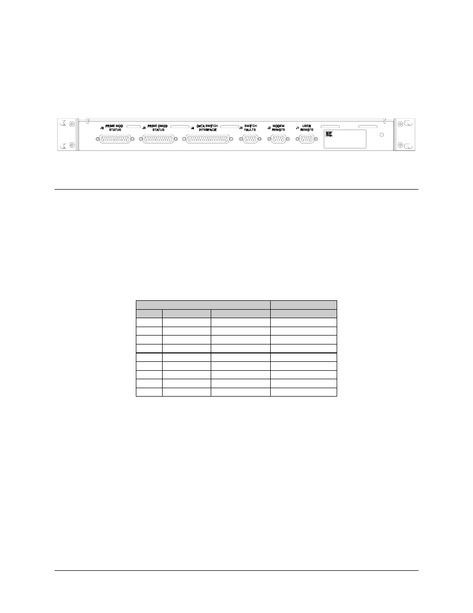 Scu rear panel, 1 scu rear panel, 1 user remote (j1) | Comtech EF Data SMS-7000 User Manual | Page 56 / 148