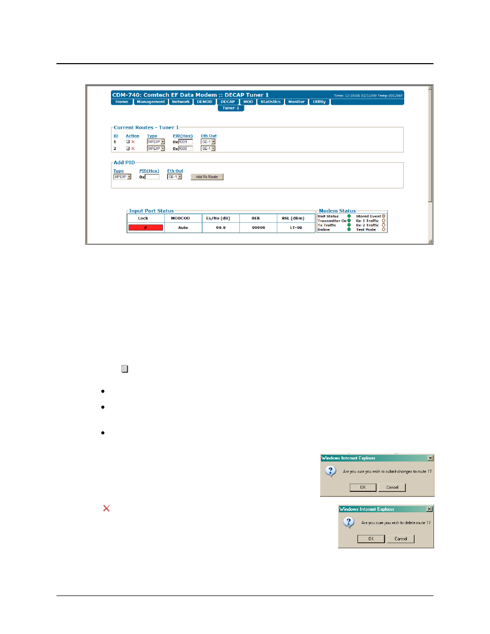 Comtech EF Data CDM-740 User Manual | Page 102 / 150