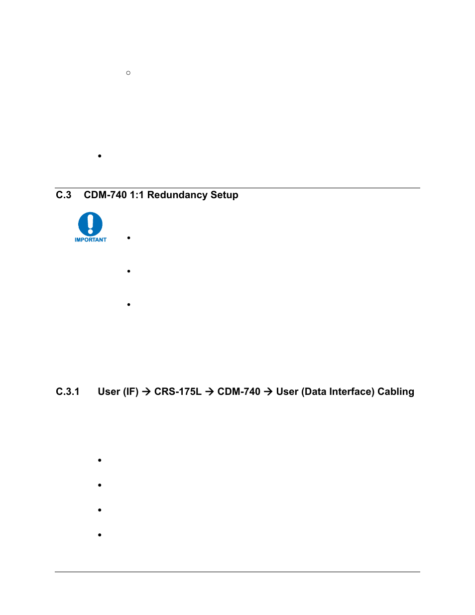 C.3 cdm-740 1:1 redundancy setup | Comtech EF Data CDM-740 User Manual | Page 143 / 150