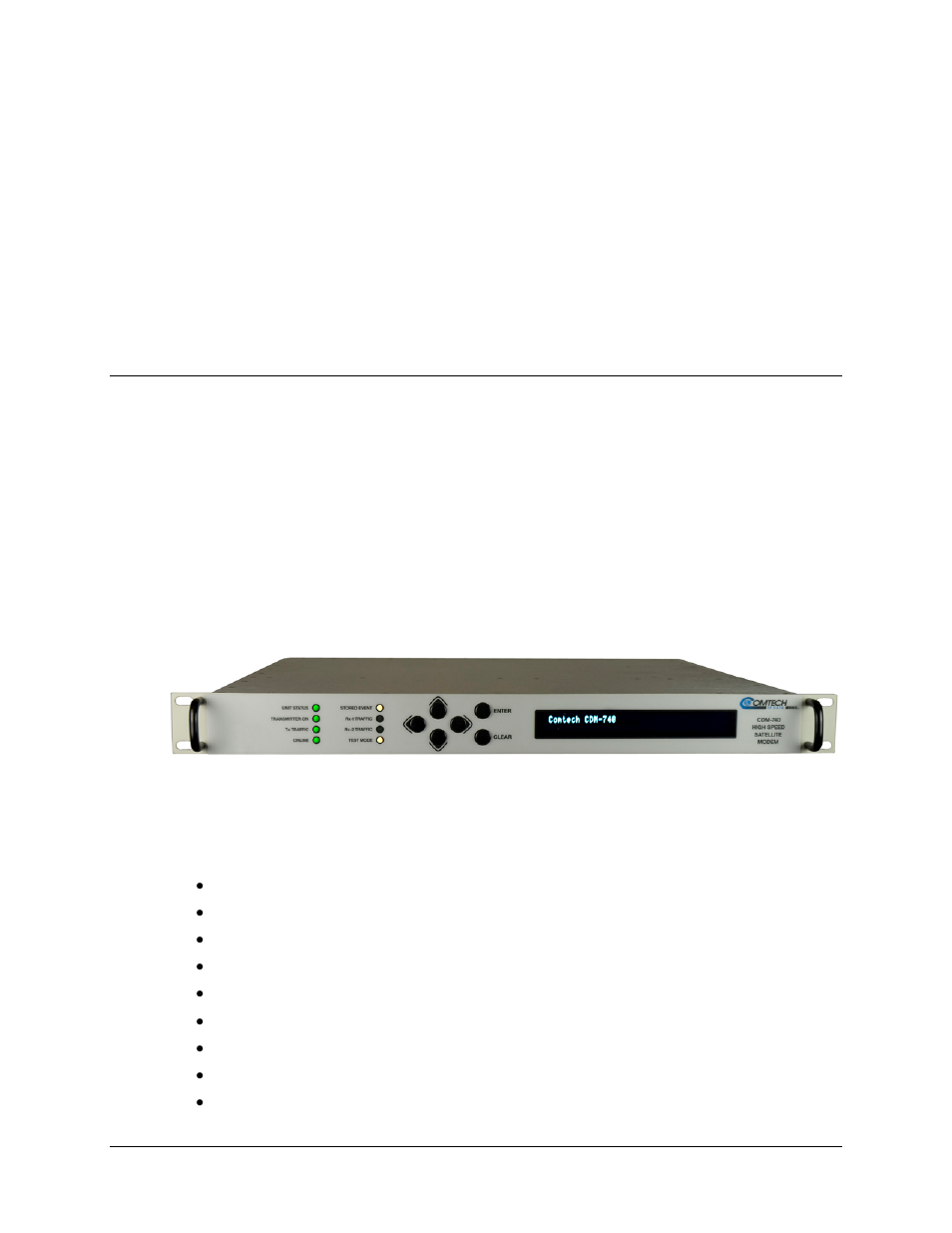 Chapter 1. introduction, 1 overview | Comtech EF Data CDM-740 User Manual | Page 25 / 150