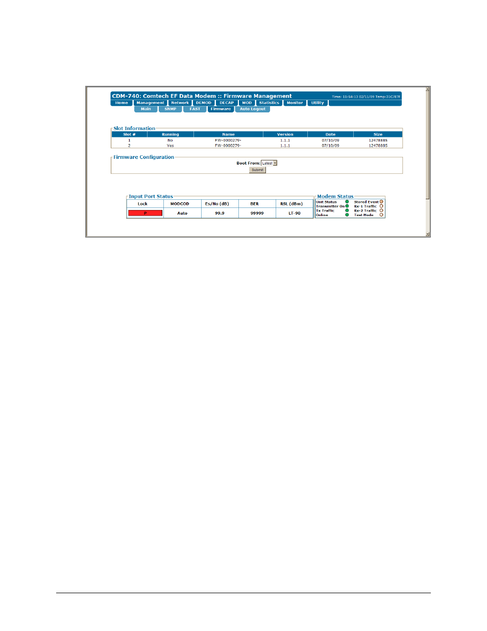 Comtech EF Data CDM-740 User Manual | Page 95 / 150