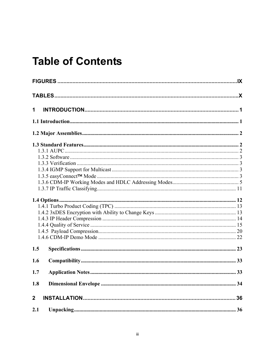 Comtech EF Data CDM-IP 300L User Manual | Page 15 / 354