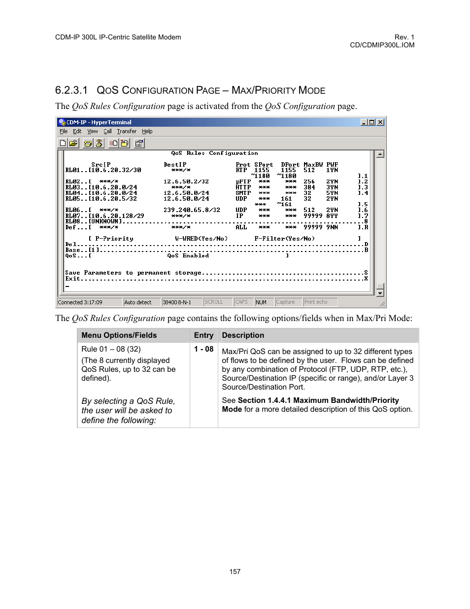 Comtech EF Data CDM-IP 300L User Manual | Page 183 / 354