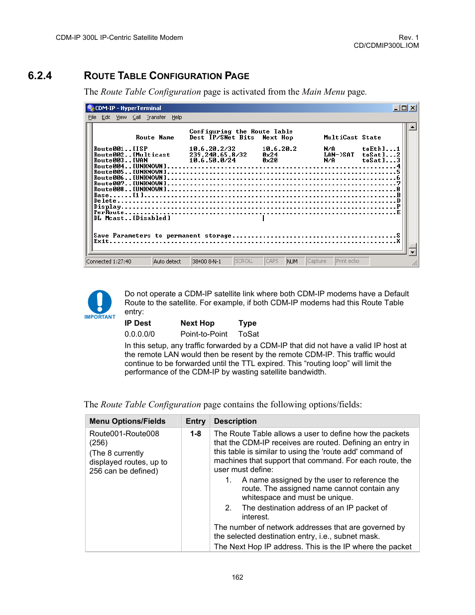 Comtech EF Data CDM-IP 300L User Manual | Page 188 / 354