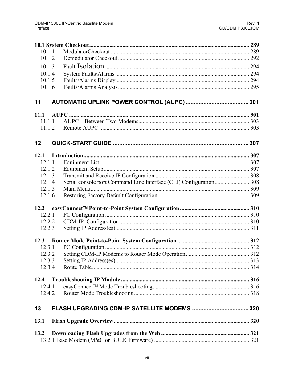 Isolation | Comtech EF Data CDM-IP 300L User Manual | Page 19 / 354