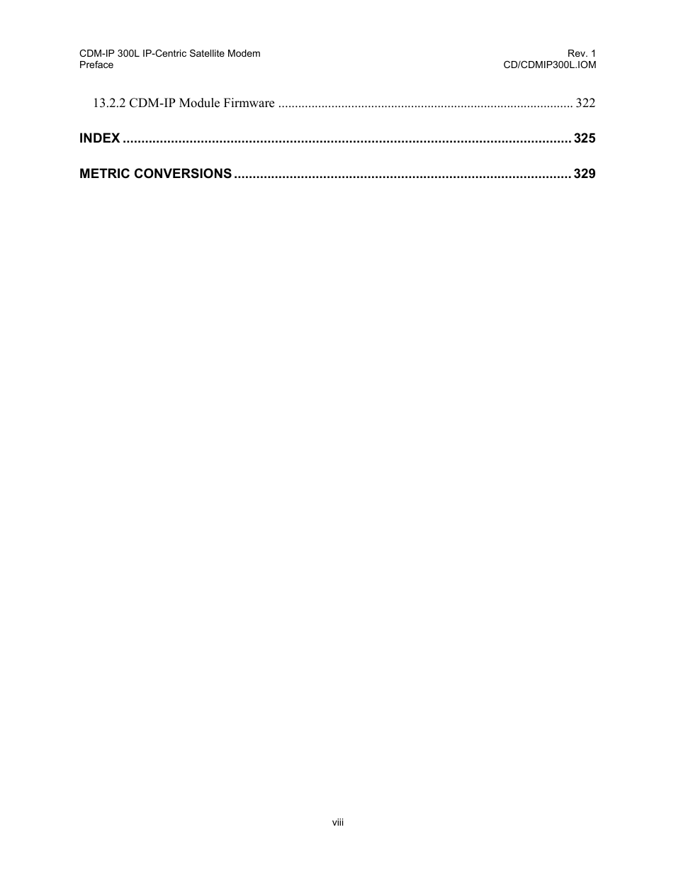 Comtech EF Data CDM-IP 300L User Manual | Page 20 / 354