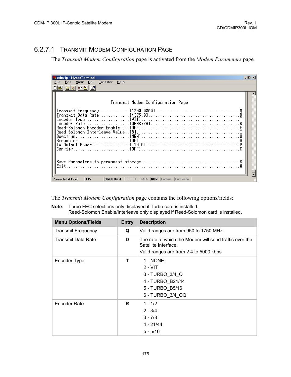 Comtech EF Data CDM-IP 300L User Manual | Page 201 / 354