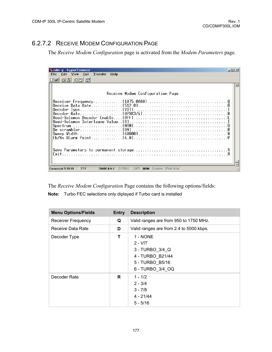 Comtech EF Data CDM-IP 300L User Manual | Page 203 / 354