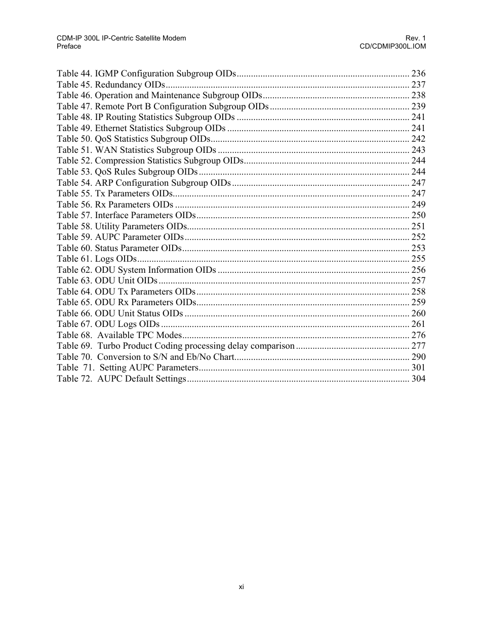 Comtech EF Data CDM-IP 300L User Manual | Page 23 / 354