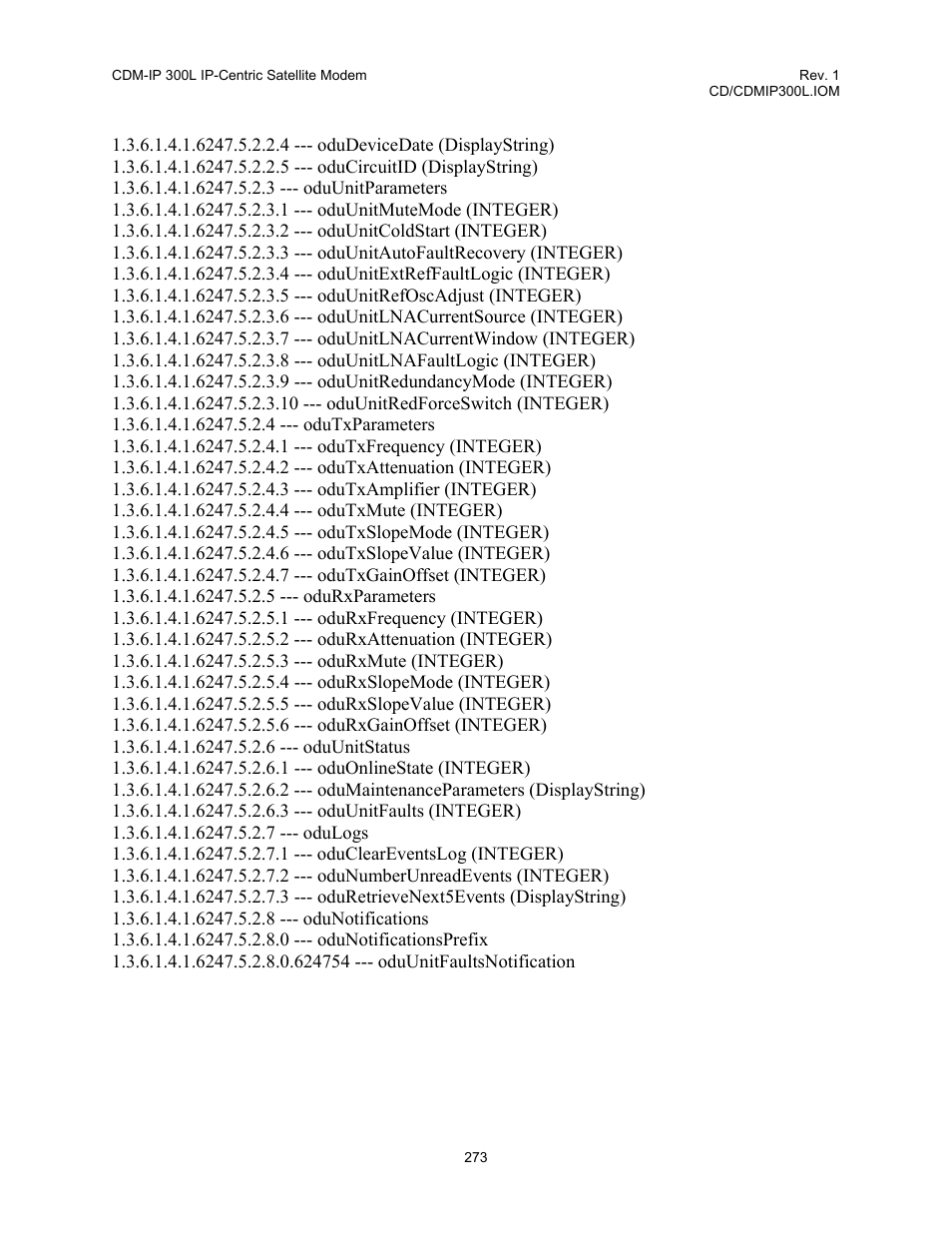 Comtech EF Data CDM-IP 300L User Manual | Page 299 / 354