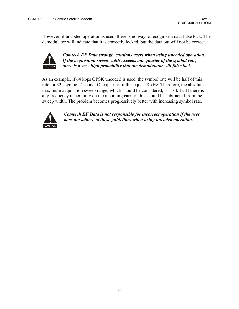 Comtech EF Data CDM-IP 300L User Manual | Page 306 / 354