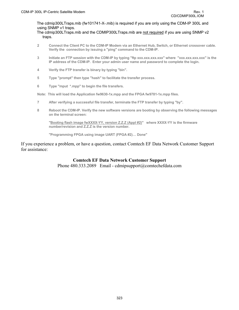 Comtech EF Data CDM-IP 300L User Manual | Page 348 / 354