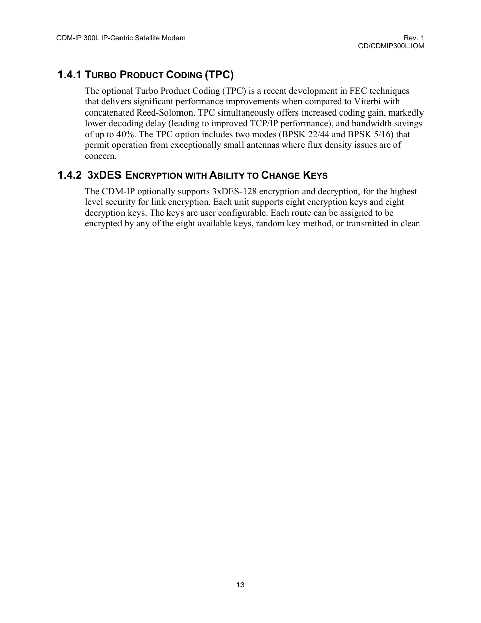 Comtech EF Data CDM-IP 300L User Manual | Page 41 / 354