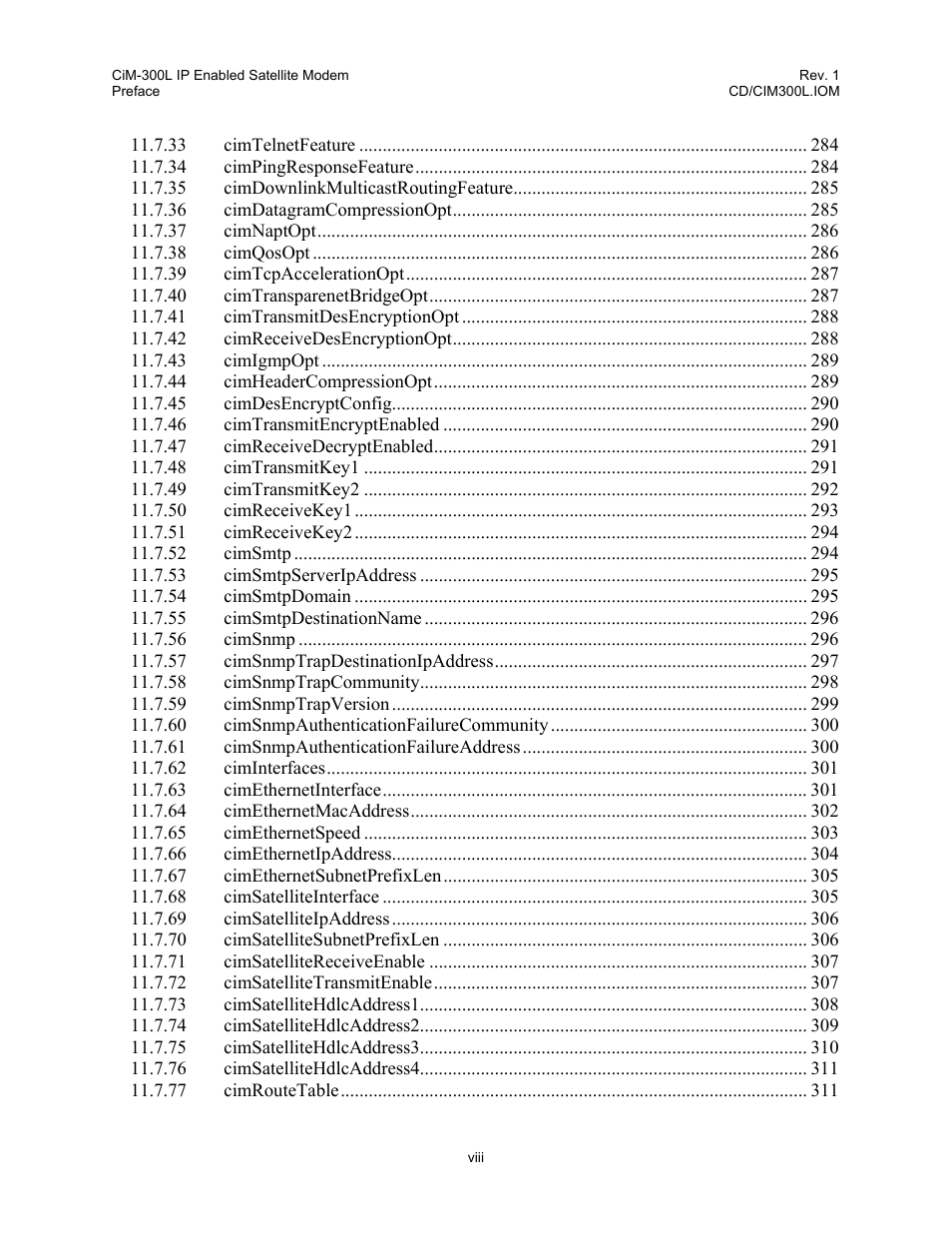 Comtech EF Data CIM-300L User Manual | Page 12 / 512