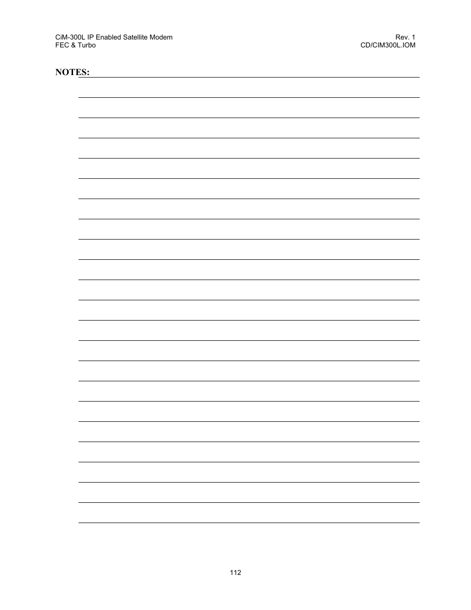 Comtech EF Data CIM-300L User Manual | Page 138 / 512