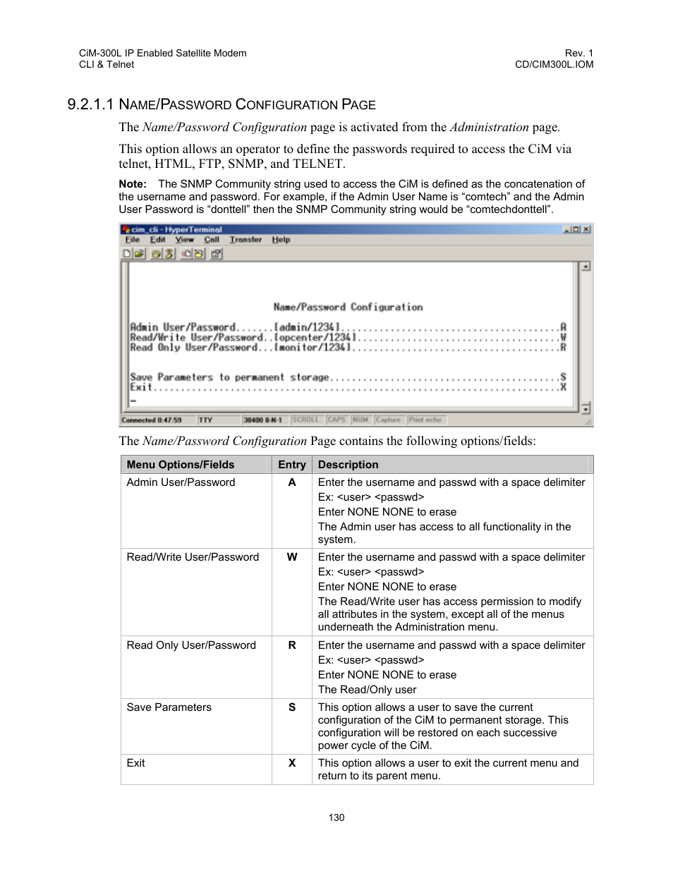Comtech EF Data CIM-300L User Manual | Page 156 / 512