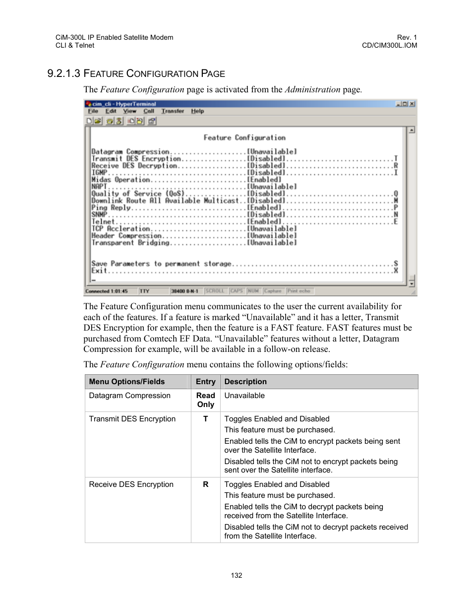 Comtech EF Data CIM-300L User Manual | Page 158 / 512