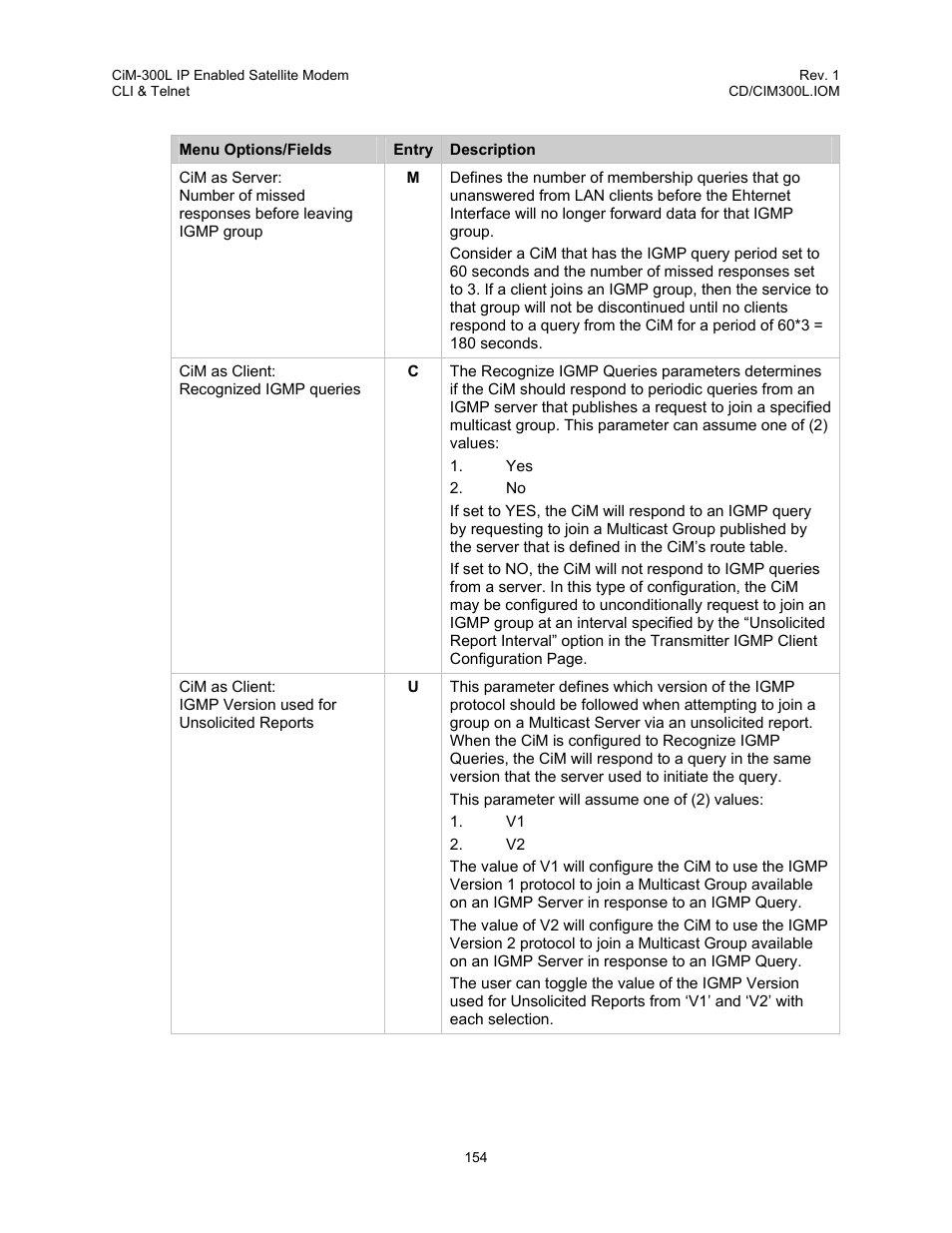 Comtech EF Data CIM-300L User Manual | Page 180 / 512