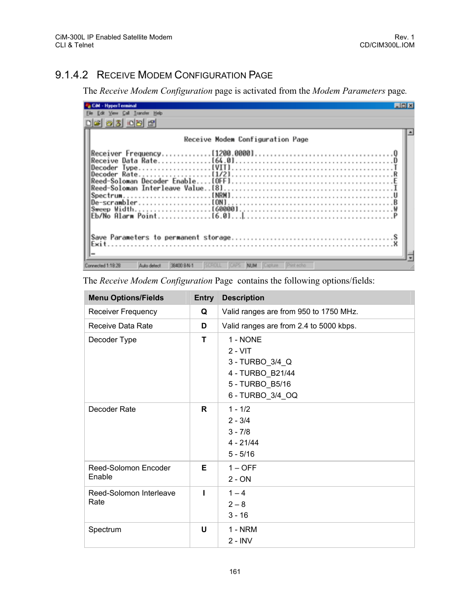 Comtech EF Data CIM-300L User Manual | Page 187 / 512