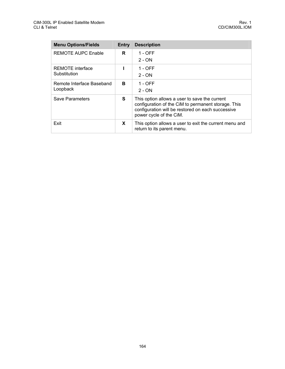 Comtech EF Data CIM-300L User Manual | Page 190 / 512