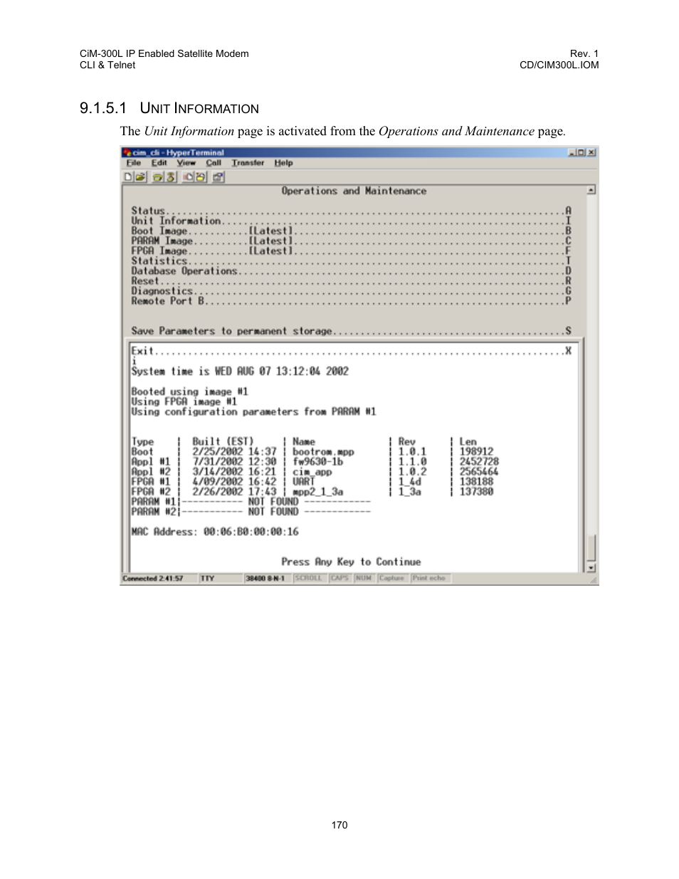 Comtech EF Data CIM-300L User Manual | Page 196 / 512