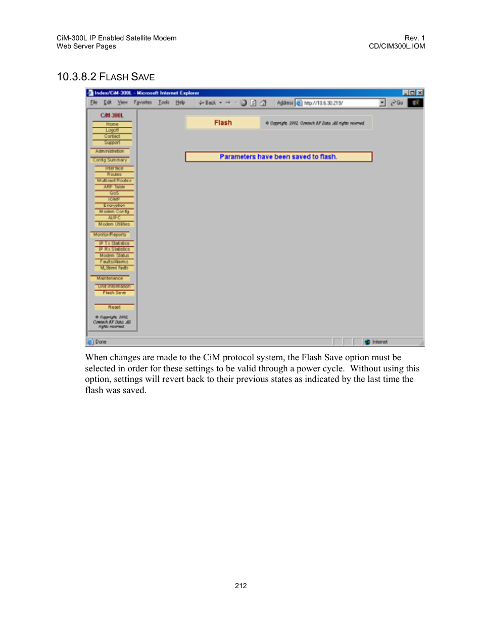 Comtech EF Data CIM-300L User Manual | Page 238 / 512