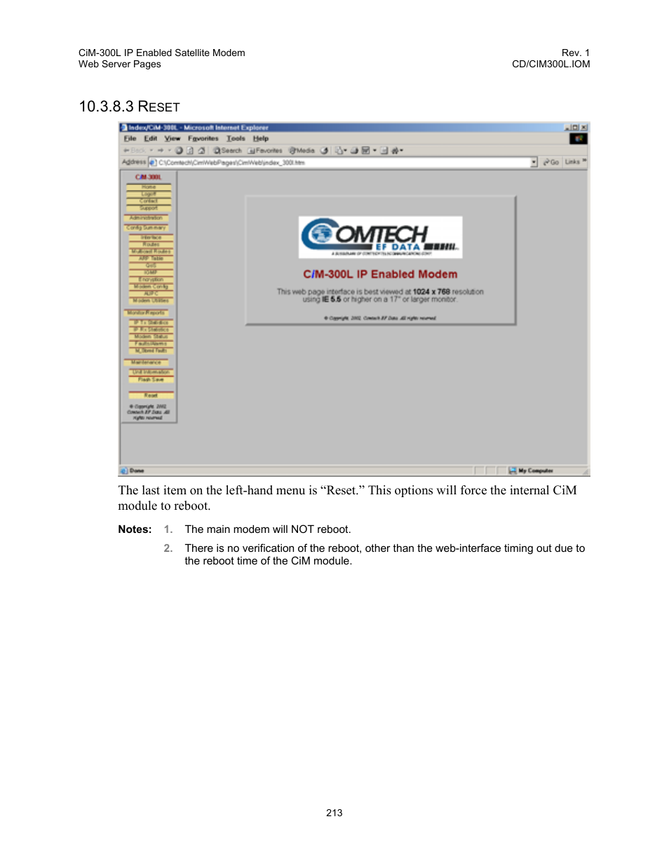 Comtech EF Data CIM-300L User Manual | Page 239 / 512