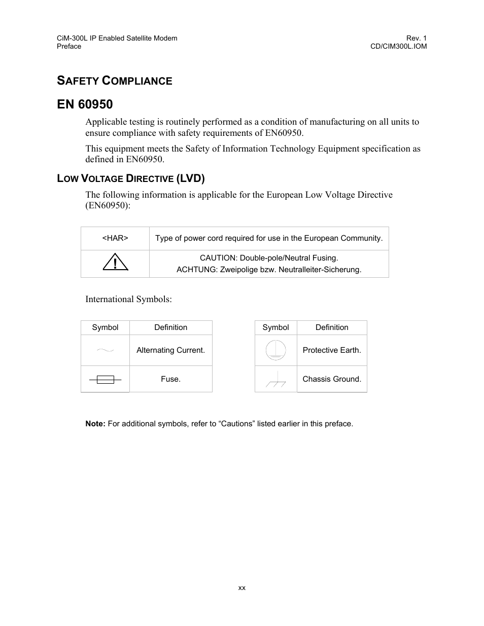 Lvd) | Comtech EF Data CIM-300L User Manual | Page 24 / 512