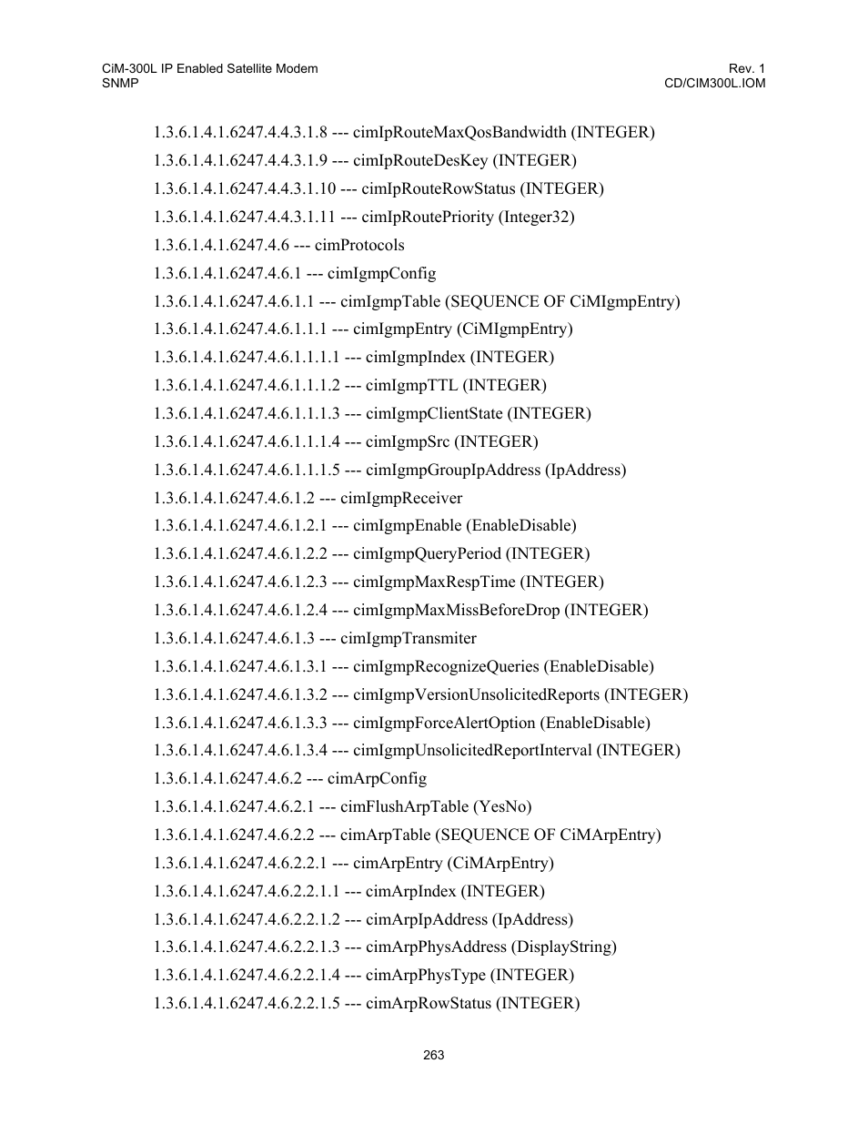 Comtech EF Data CIM-300L User Manual | Page 289 / 512