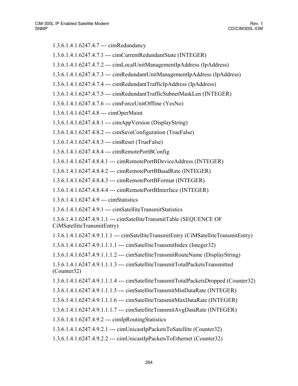 Comtech EF Data CIM-300L User Manual | Page 290 / 512