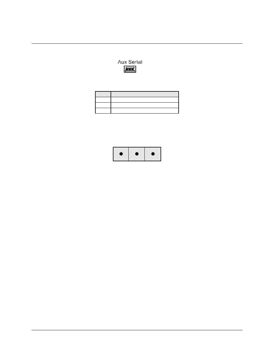 Auxiliary serial connector, he1402 3-pin header, 1 pin numbering | Comtech EF Data CDM-550T User Manual | Page 36 / 164