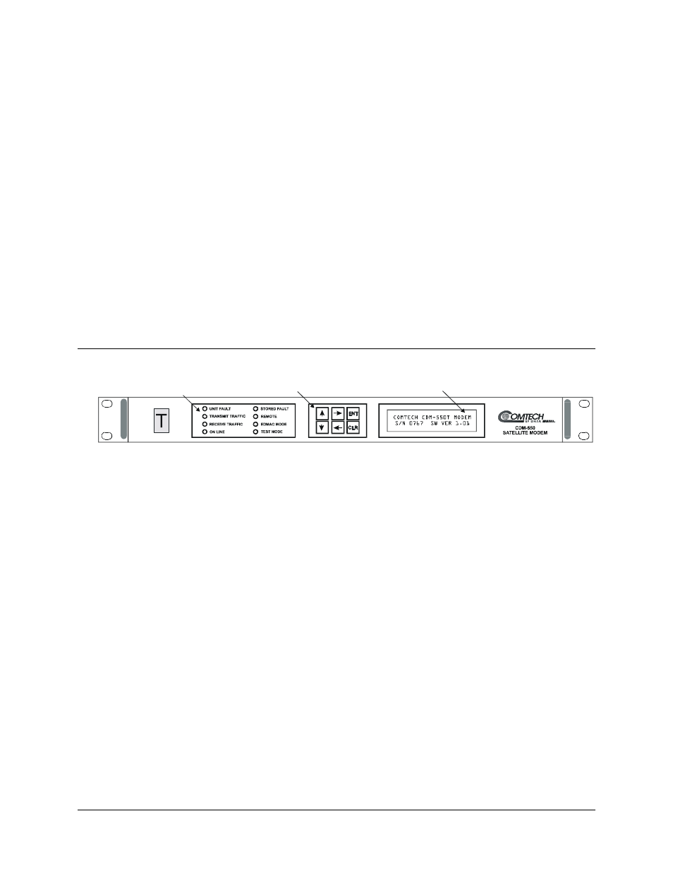 Chapter 6. front panel operation, 1 introduction | Comtech EF Data CDM-550T User Manual | Page 37 / 164