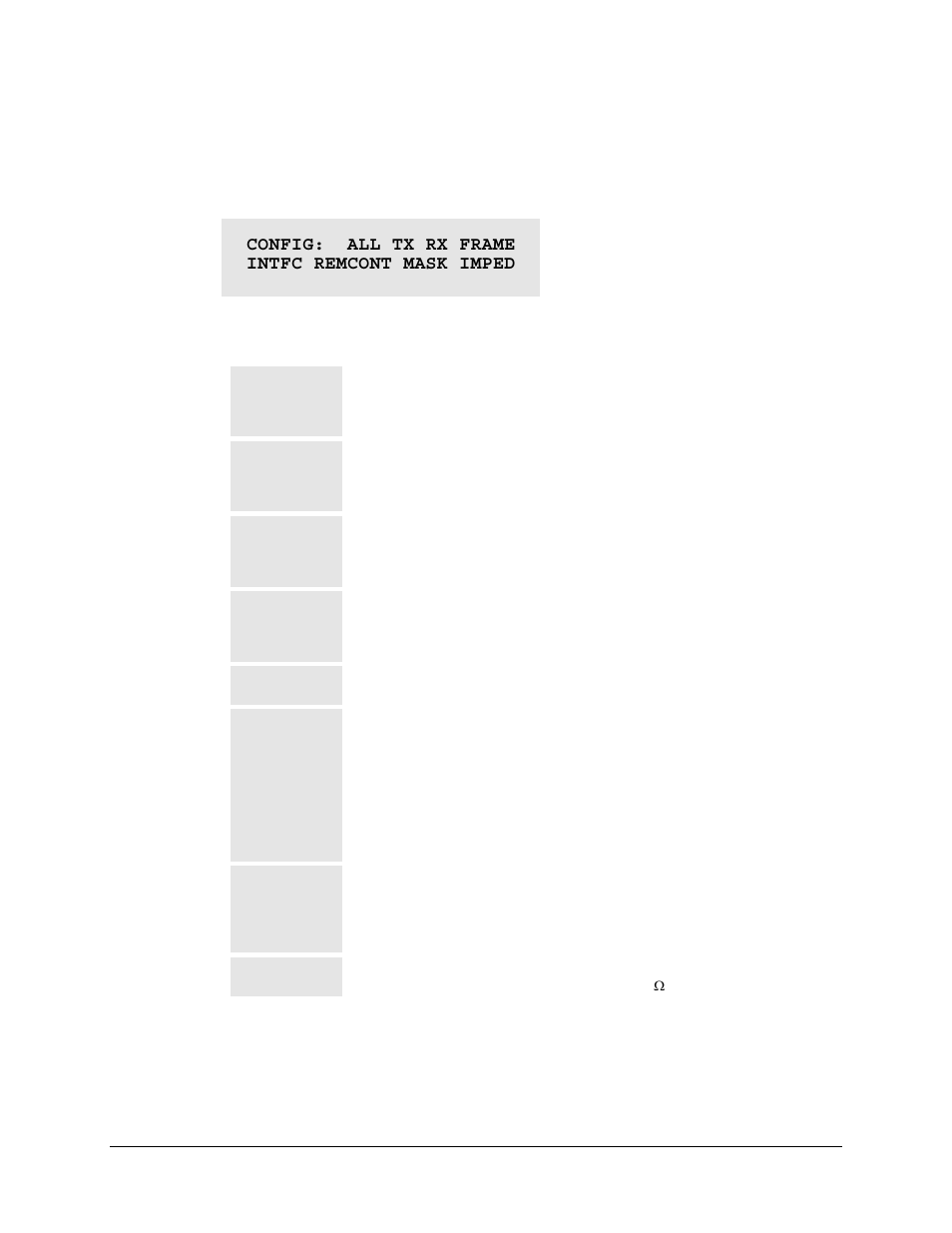 3 select: config | Comtech EF Data CDM-550T User Manual | Page 41 / 164