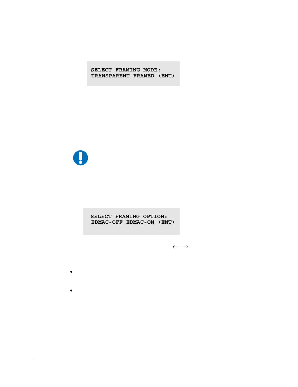Config:) frame (framing mode), 10 (config: frame) transparent, 11 (config: frame) framed | Comtech EF Data CDM-550T User Manual | Page 54 / 164