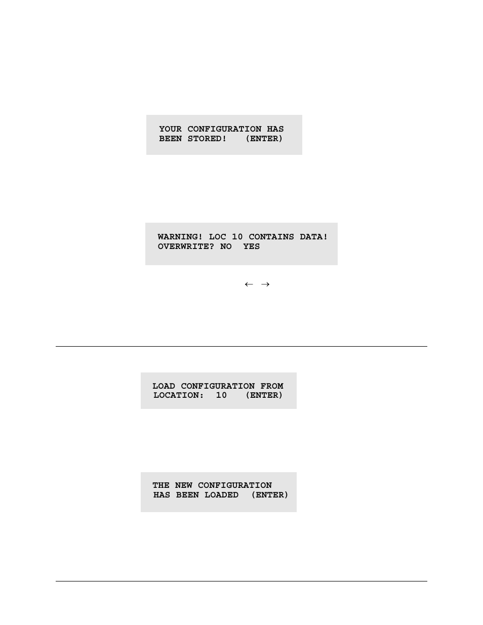 Store/ld) load | Comtech EF Data CDM-550T User Manual | Page 72 / 164