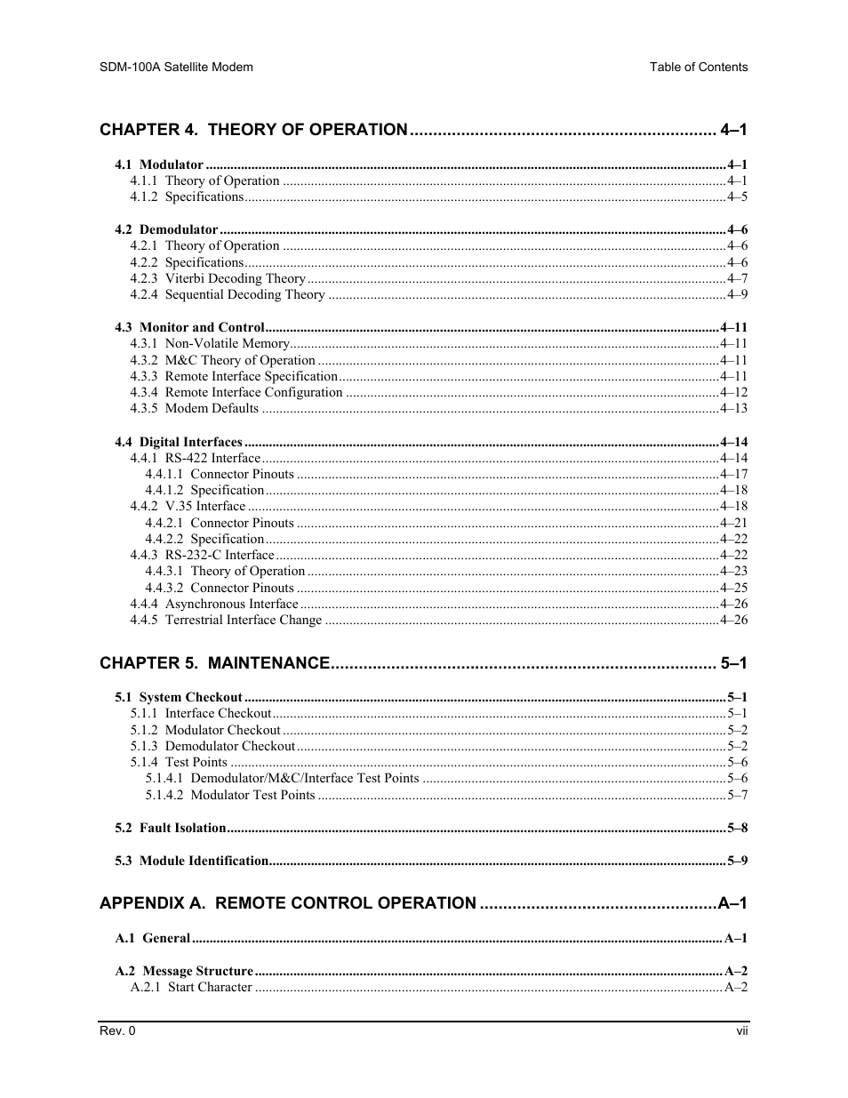 Comtech EF Data SDM-100A User Manual | Page 11 / 212