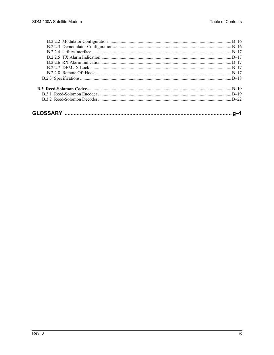 Comtech EF Data SDM-100A User Manual | Page 13 / 212