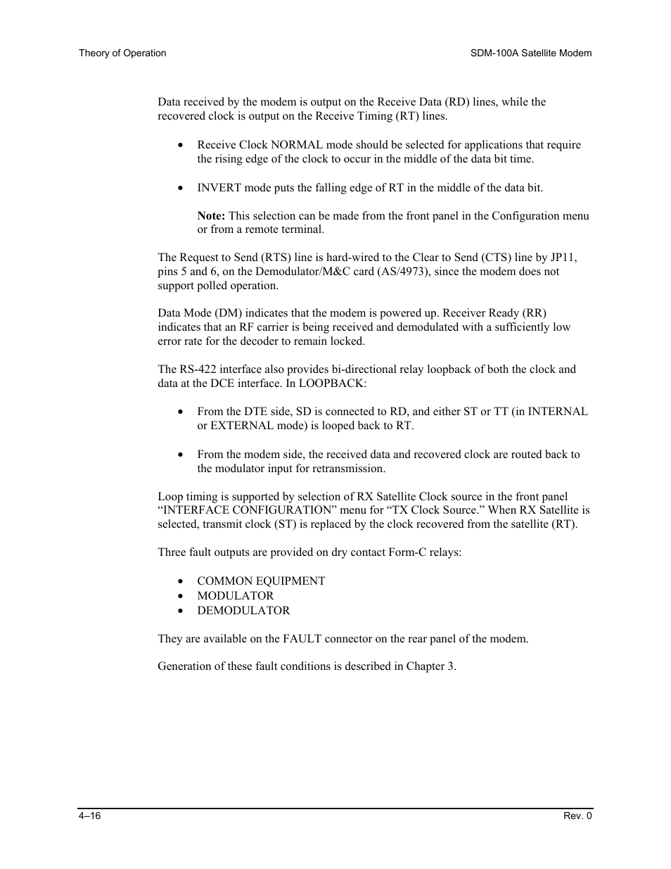 Comtech EF Data SDM-100A User Manual | Page 132 / 212