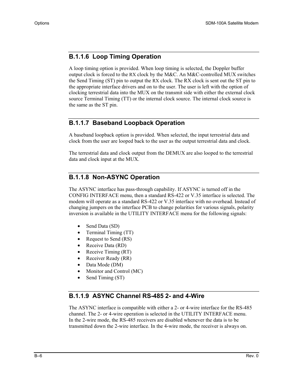 Comtech EF Data SDM-100A User Manual | Page 188 / 212