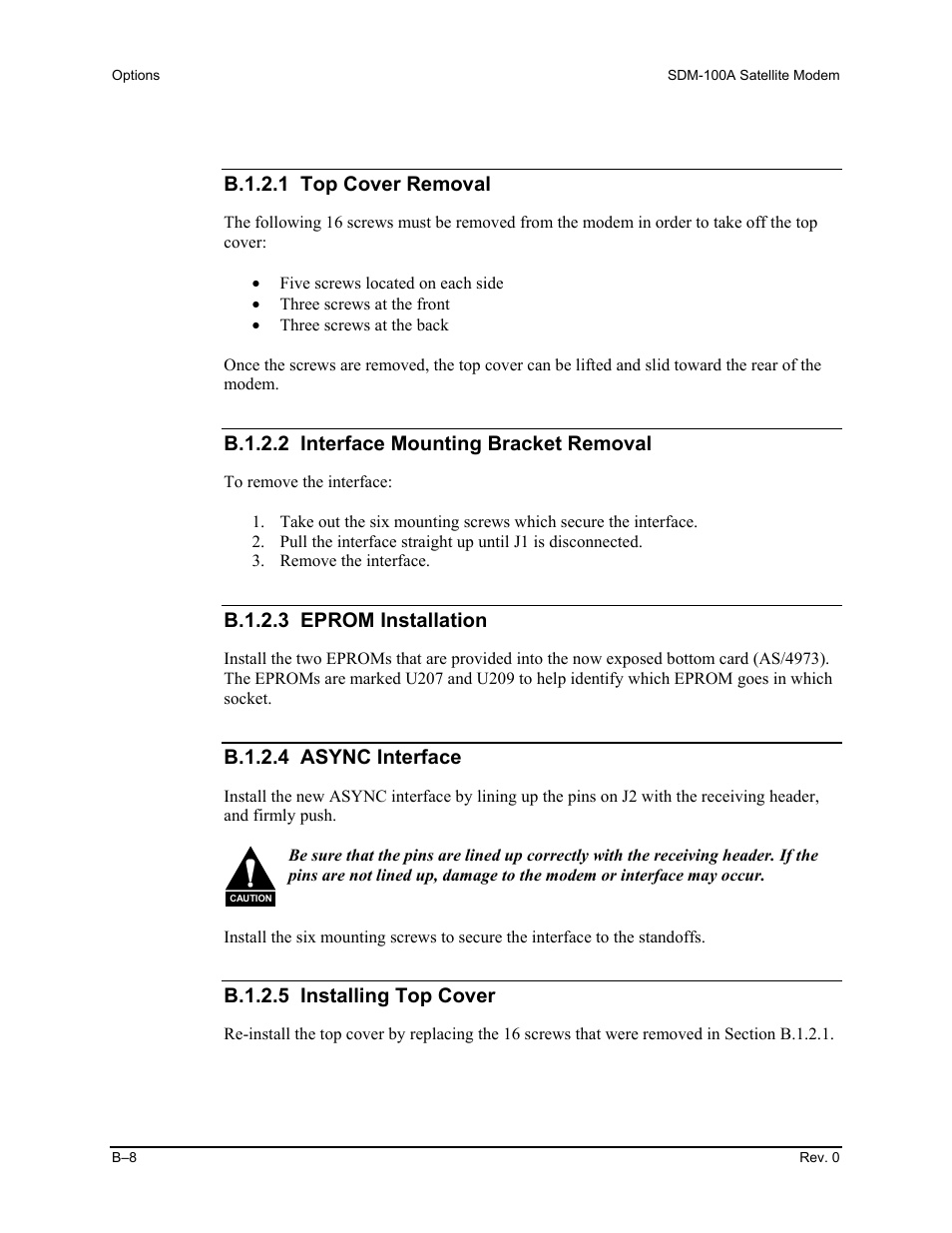 Comtech EF Data SDM-100A User Manual | Page 190 / 212