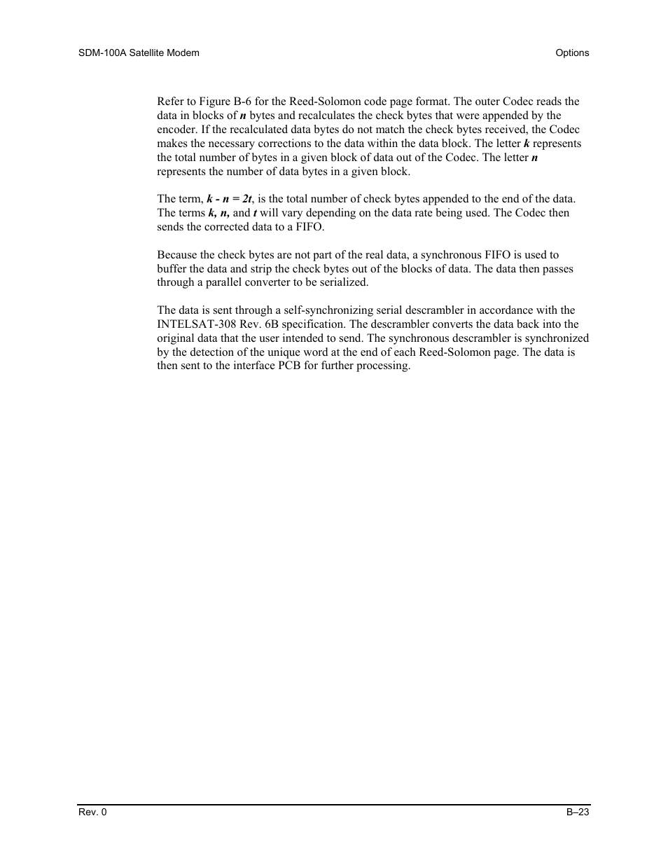Comtech EF Data SDM-100A User Manual | Page 205 / 212