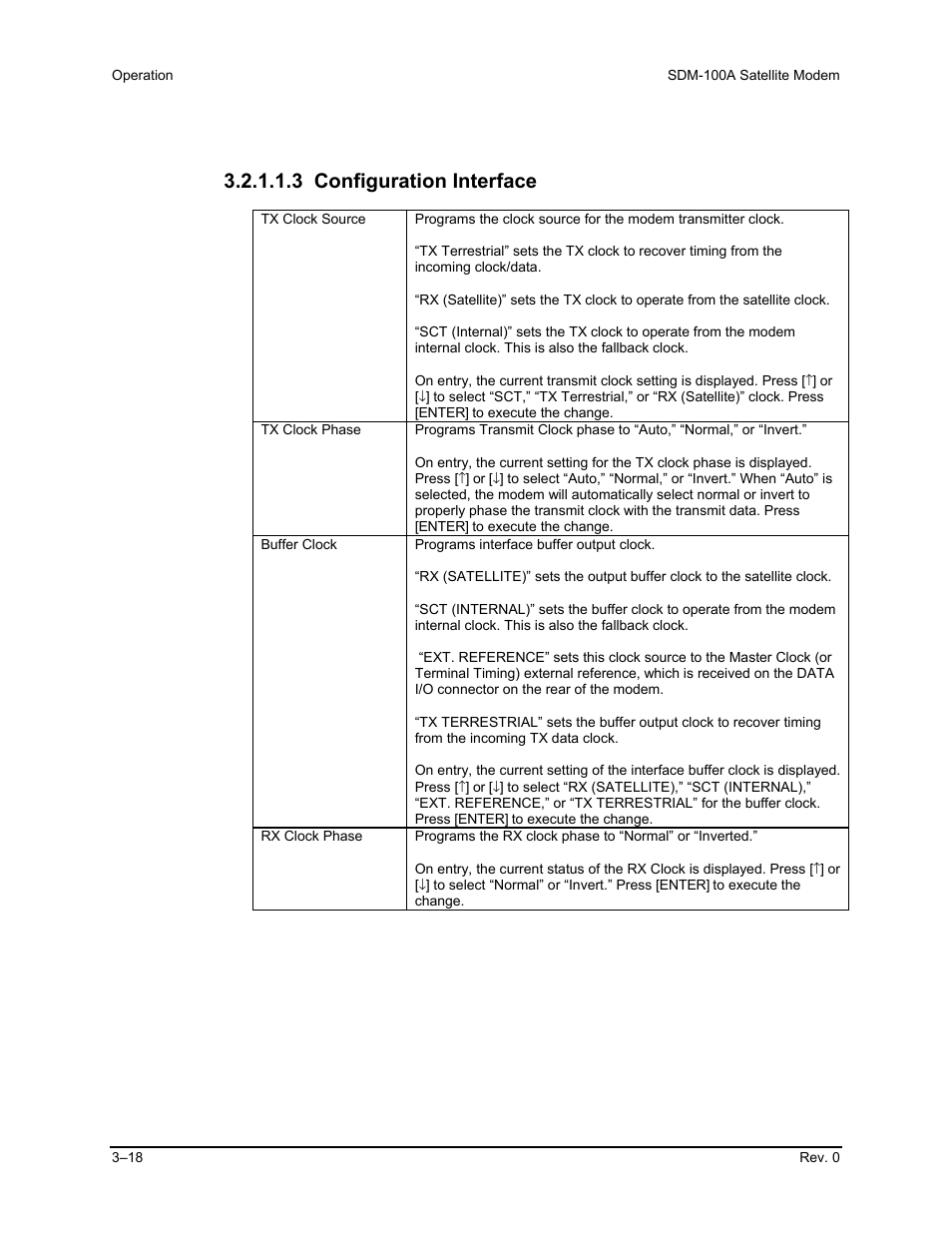 3 configuration interface | Comtech EF Data SDM-100A User Manual | Page 52 / 212