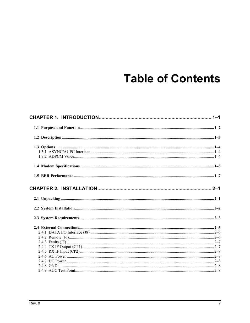 Comtech EF Data SDM-100A User Manual | Page 9 / 212